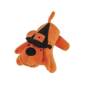 Zanies Orange Spooky Halloween 5 Lil Yelper Plush Dog Toy 
