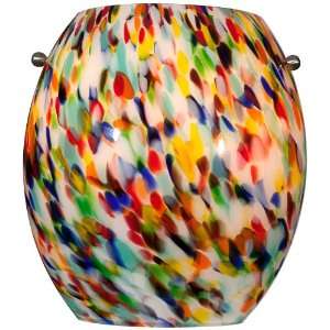  Multi Color Art Glass 8 High Wall Sconce