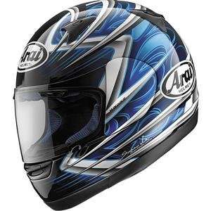  Arai Quantum II Spike Helmet   Medium/Blue Automotive