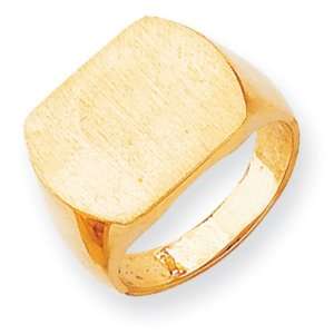  14k Mens Signet Ring: Jewelry