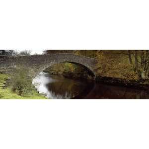 Arch Bridge across River, Stainforth Bridge, River Ribble, North 