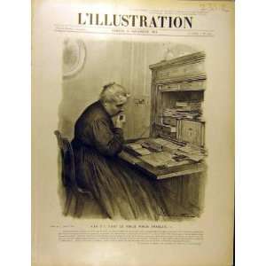   : 1915 French Lady Writing Desk Ribot Avares Ww1 War: Home & Kitchen