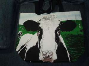 NEW, no tag   HOLSTEIN COW Tote Bag  