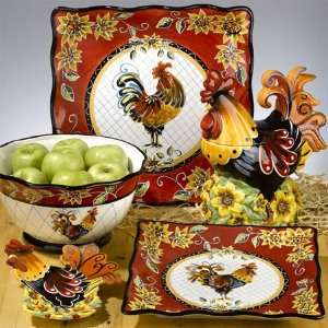 Chanticleer Rooster 3 D Plate, Designed By Julie Ueland  