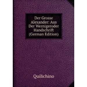   Handschrift (German Edition) (9785877607750) Quilichino Books