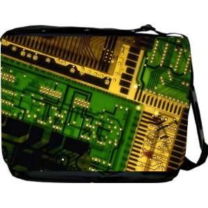  Rikki KnightTM Computer Motherboard Design Messenger Bag   Book 