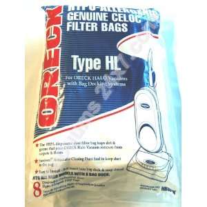 Oreck Halo HEPA13 Vacuum bags   8 pack 