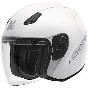  SparX FC 07 Open Face Motorcycle Helmet White: Automotive