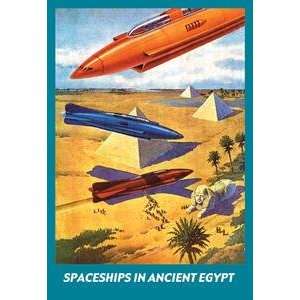   printed on 20 x 30 stock. Spaceships in Ancient Egypt