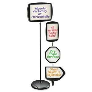    Mastervision   Bi Silque Floor Stand Sign Holder: Office Products