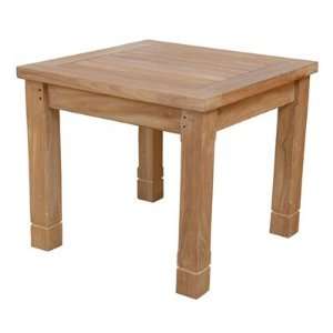  Anderson Teak SouthBay Square Outdoor End Table