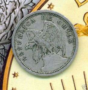 1935 10 CENTAVOS REPUBLICA DE CHILE Coin  