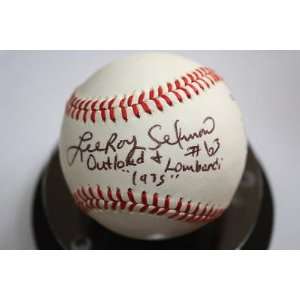  LEE ROY SELMON Autograph LL Baseball Inscriptions: Sports 