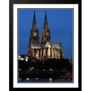  Chevet of Cologne Cathedral Large 20x23 Framed and Double 