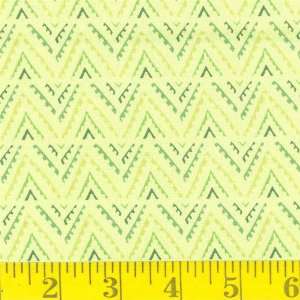  45 Wide Surfaces Chevrons Lime Fabric By The Yard: Arts 
