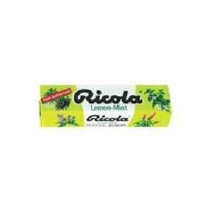  Ricola Cough Suppressant Throat Drop Lemon Mint Stick 