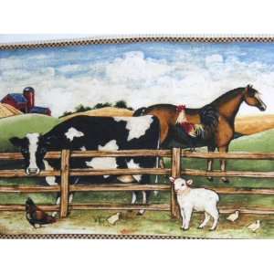   Country Pride Wallhanging Cow Horse Lamb Chicken N 8 