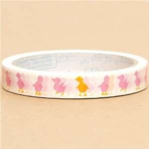  cute Deco Tape with pink ducks chicklets Toys & Games