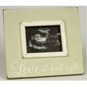 Love at First Sight Sonogram Picture Frame in Green
