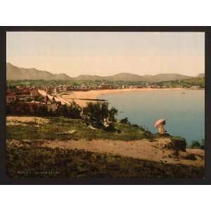  Photochrom Reprint of St. Jean de Luz, from Ste. Barbe 