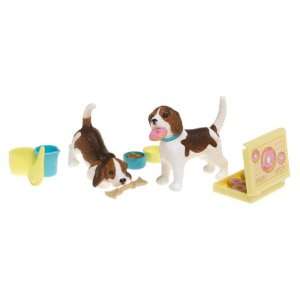    Barbie   I LOVE PETS   Beagle dogs Eating Donuts: Toys & Games