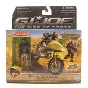   The Rise of Cobra Exclusive Ram Cycle With Sandstorm Toys & Games