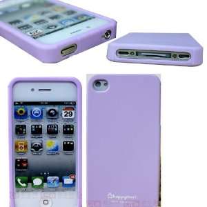  Chochi Iphone 4 Protective Shell Case(Purple, Silicon 