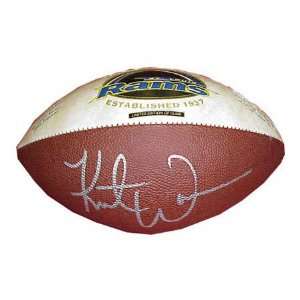  Kurt Warner St. Louis Rams Autographed & Inscribed 