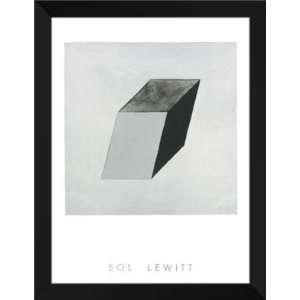  Sol Lewitt FRAMED 28x36 Forms Derived from Cube, 1982 