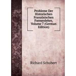   Formenlehre, Volume 7 (German Edition) Richard Schubert Books