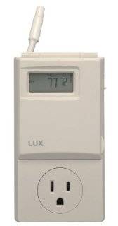 Lux WIN100 Heating & Cooling Programmable Outlet Thermostat