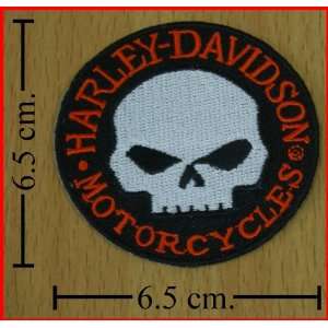  Motorcycle Patches Bike Chopper Skull Iron on Patch From 