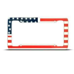  American Flag America Usa Plastic license plate frame Tag 