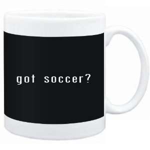Mug Black  Got Soccer?  Sports 
