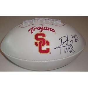 Autographed Robert Woods Football   USC Trojans w COA Fight On! Proof 
