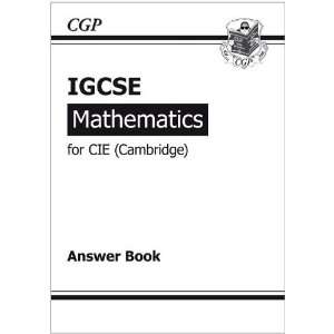  IGCSE Maths CIE (Cambridge) Answers (for Workbook 