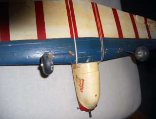 Vintage Cox Super Chipmunk Radio Control R/C Airplane With OS Max 25 
