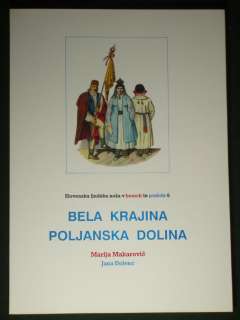 BOOK Slovenian Folk Costume of Poljana Valley Alpine Slovene fashion 