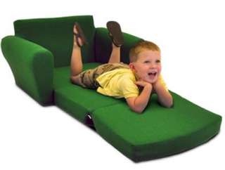 Kids ~ CHILDRENS SLEEPOVER SOFA ~ JOHN DEERE ~ Green Couch ~ 1850 