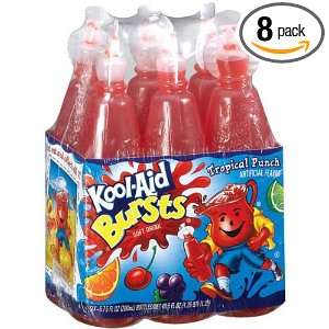 Kool Aid Bursts, Tropical Punch, 6 Count, 6.75 Ounce Bottles (Pack of 
