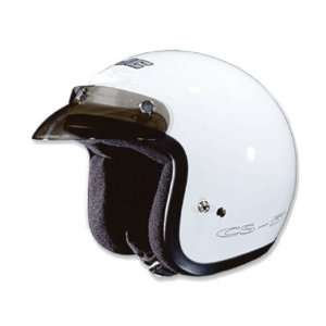  HJC CS 5 Open Face Helmet Small  White: Automotive