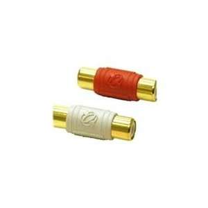  Cables To Go 29513 2 Piece RCA Dual Channel Audio Coupler 
