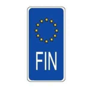  Finland Euroband Sidebar Decal   Bumper Sticker 