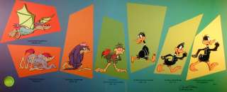 Daffy Duck Evolution of Daffy Ltd Ed Cel Chuck Jones  