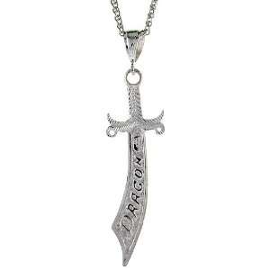   81 mm) Diamond Cut Sword Pendant (NO Chain Included): Everything Else