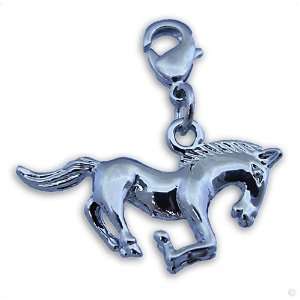  clip on Charm pendant Horse dangle #8461, bracelet Charm 