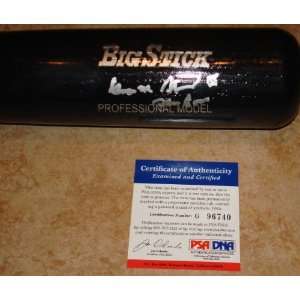 George Steinbrenner Autographed Bat   with The Boss Inscription 
