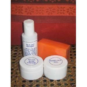   pc Kojic Acid Premium Whitening Cream Soap, Medicated Toner Beauty