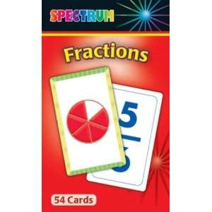  Spectrum Fractions Flash Cards (9780769663135) Carson 