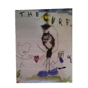    The Cure Poster Self Titled Album Drawing Notebook